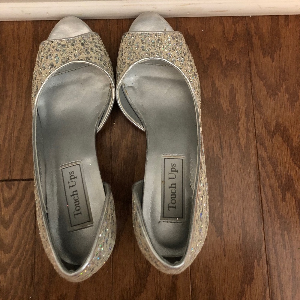 Low heel bridal shoes 8M